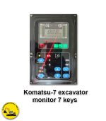 electronic circuit of the Komatsu Excavator monitor line seven 7 buttons