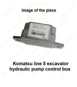 002-Komatsu-line-5-excavator-hydraulic-pump-control-box